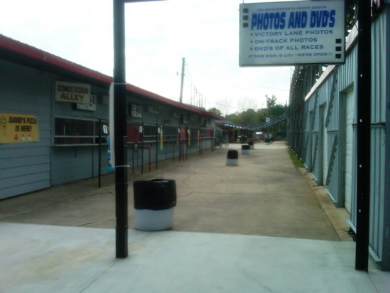 Auto City Speedway - May 2012 Walkway Looking East To Pits From Randy